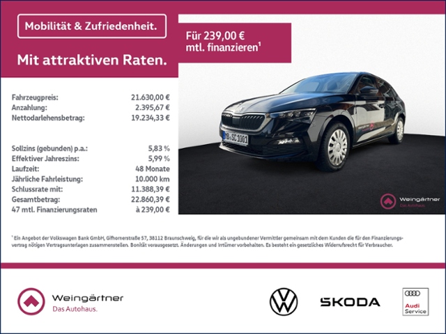 Skoda Scala 1.0 TSI ückka