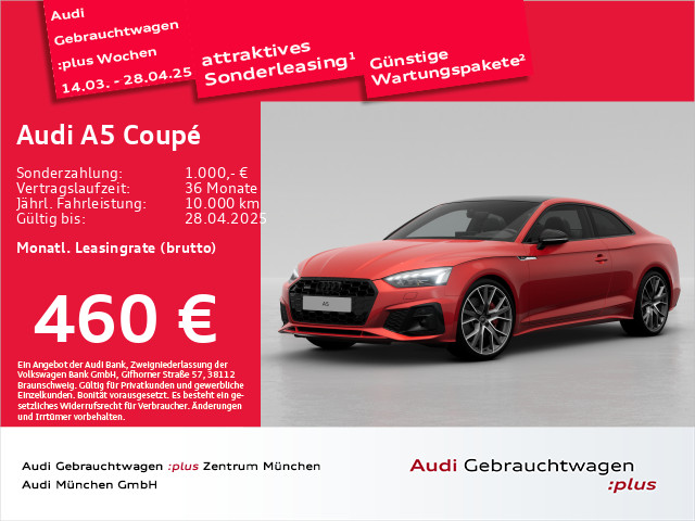 Audi A5 Coupé 45 TFSI qu 2x S line