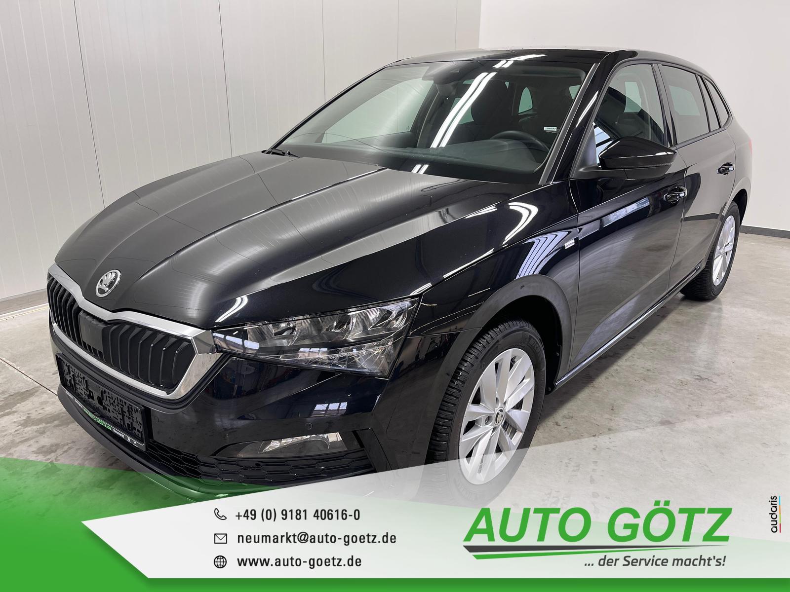 Skoda Scala Tour Vorb VZE Digi elektr Heckkl vo hi SpurAssist Connect Sunset 4xEFH Ladeboden Armlehne Metallic