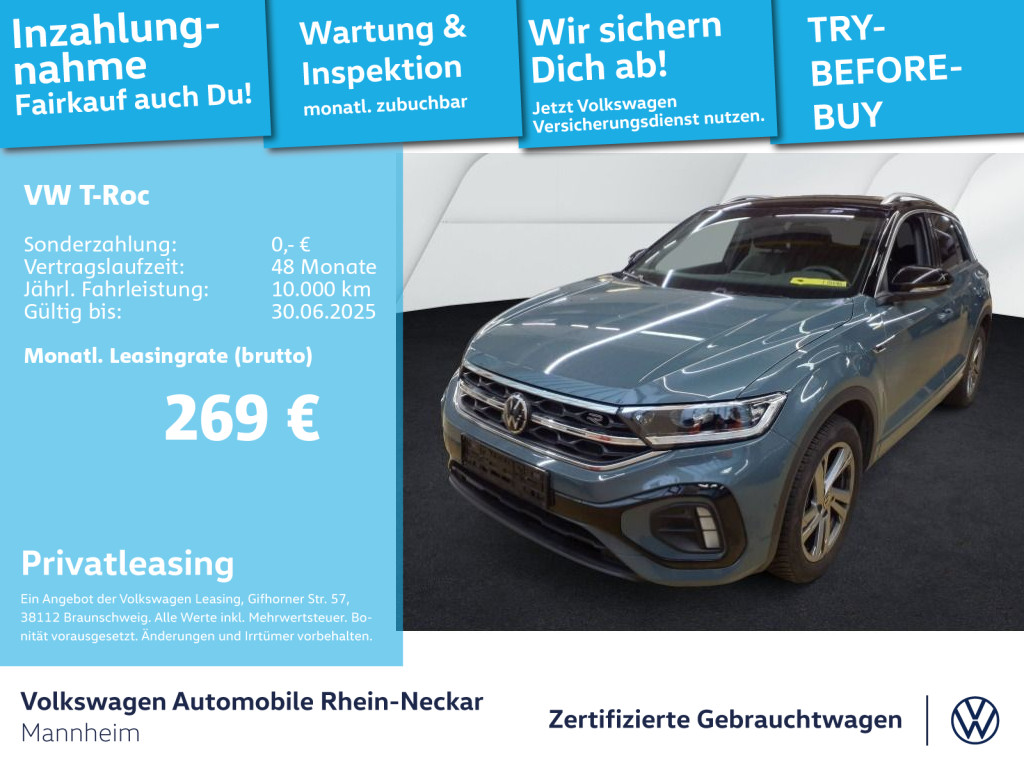 T-Roc 2.0 TDI R-Line DSG Navi AHK Kamera usw