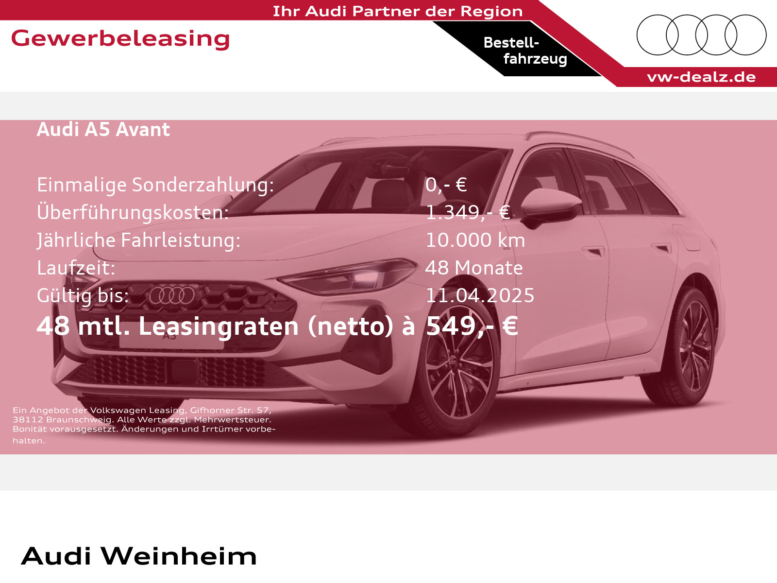 Audi A5 Avant e-hybrid quattro