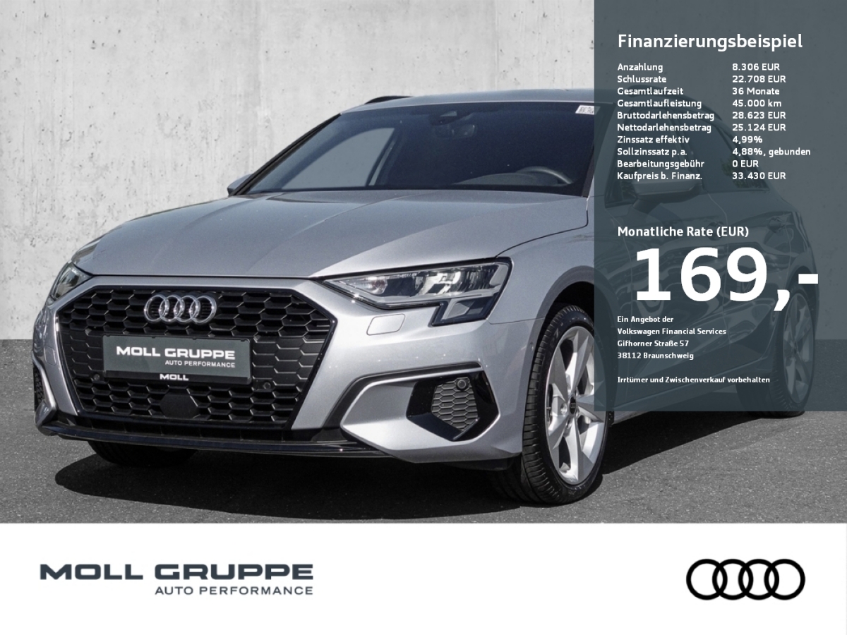A3 Sportback 30 TDI S tronic advanced (Alu 18 -nAVI PLUS9