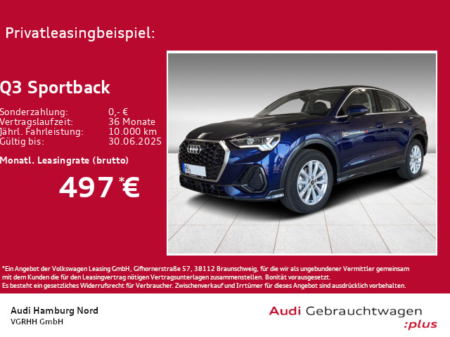 Q3 Sportback 35 TFSI S tronic Navi ACC Kamera