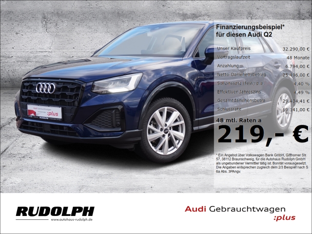 Q2 advanced 35 TFSI S tronic ACC Leder PDCv+h LED Navi Apple CarPlay