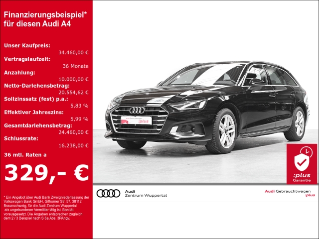 A4 Avant 35 TFSI ACC LEDER LANE KAMERA SHZ PARK Advanced