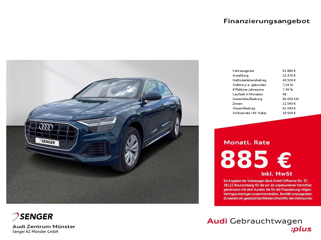 Q8 55 TFSI e quattro LED Kamera Leder B&O AHK
