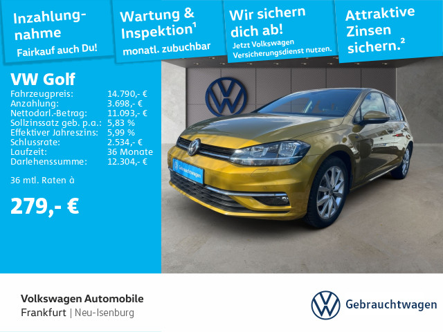 Volkswagen Golf 1.0 TSI VII Join Vordersitze beheizbar