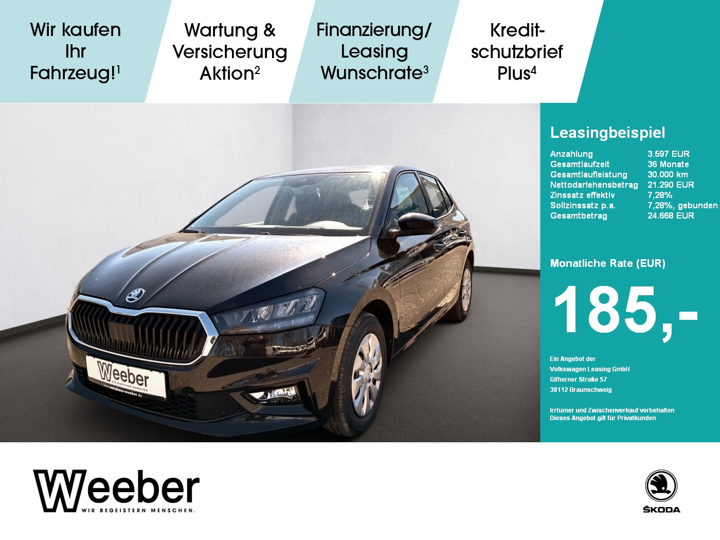 FABIA 1.0 TSI Selection LED Kamera PDC Tempo