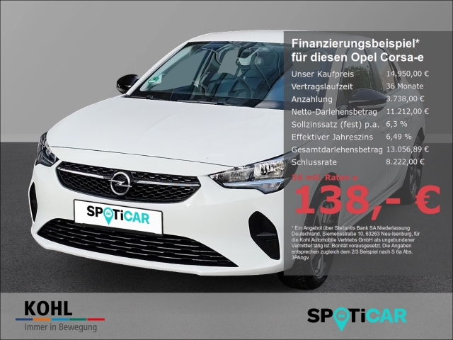 Opel Corsa-e Edition 50kWh 136PS