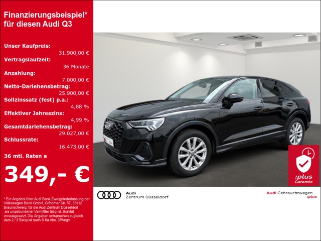 Q3 Sportback 35 TDI PANO KAMERA MMI  LED Audi Anschlussgarantie bis zum 9.07.2025 o.100.000 km