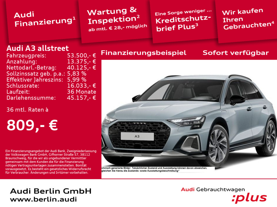 A3 allstreet 40 TFSI e S tronic