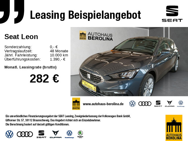 Leon 1.5 eTSI Style Edition DSG *Vision+*NAV*