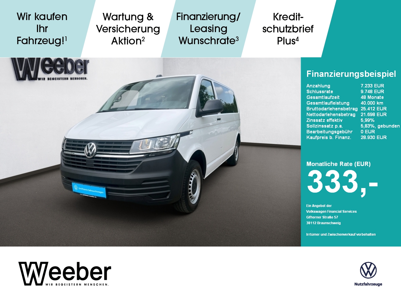 T6.1 Transporter Kombi FWD Klima