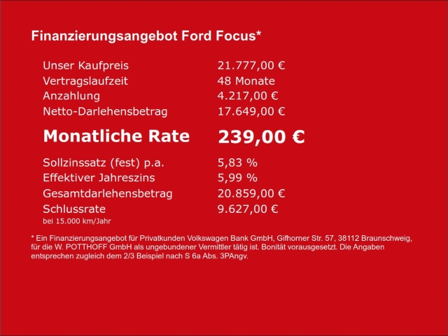 Ford Focus 1.0 EcoBoost ST-LINE X