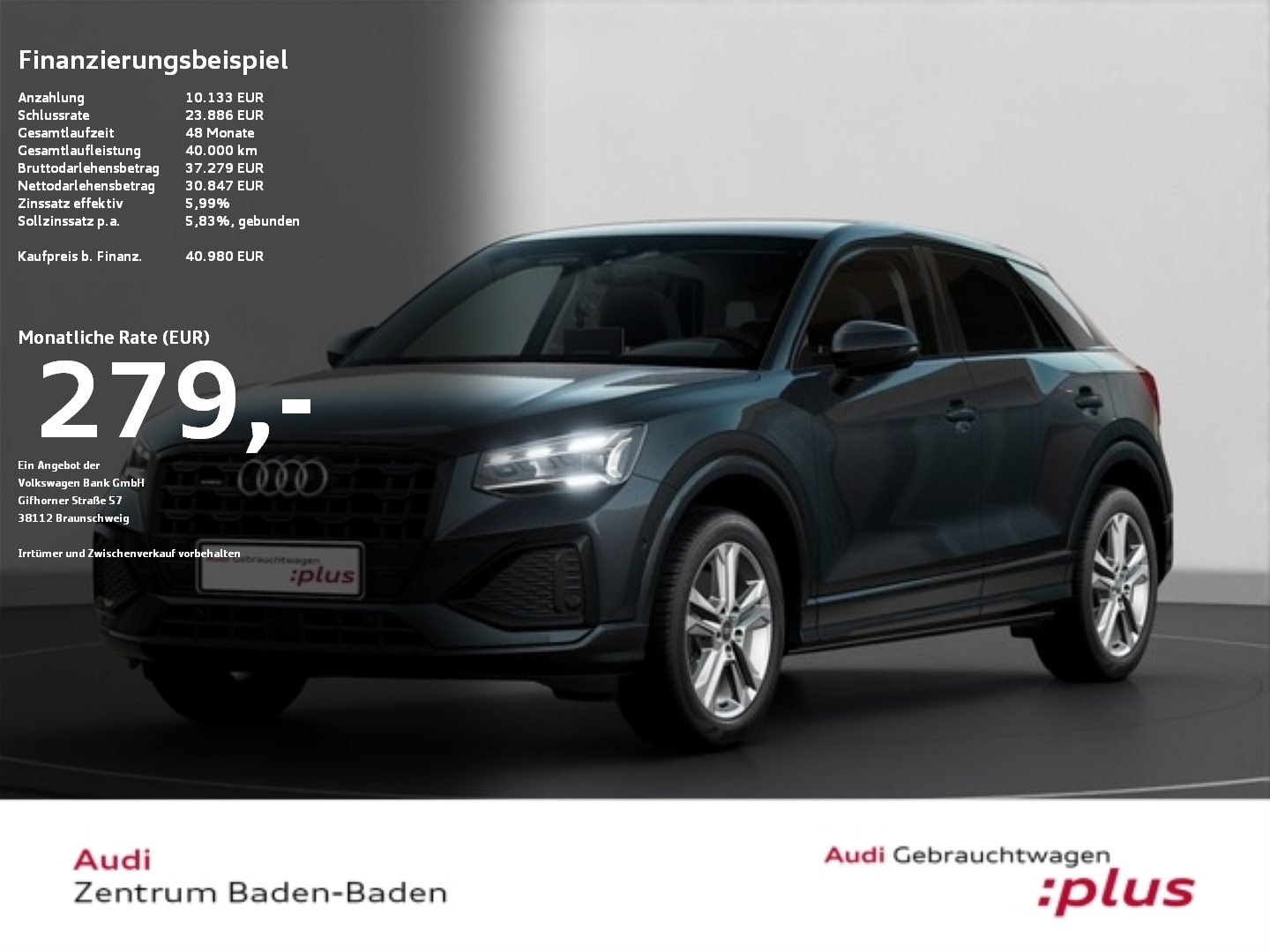 Q2 40 TFSI quattro advanced *AHK*STHZG*OPTIK*SH
