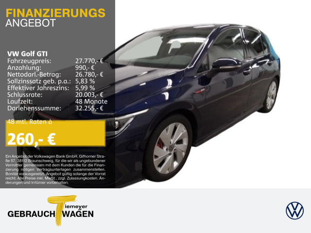 Golf GTI DSG NAVI ASSIST VZE