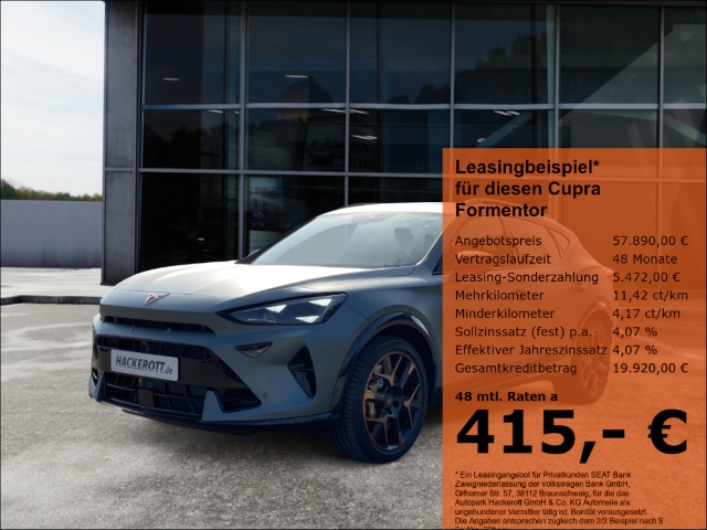 CUPRA Formentor 2.0 TSI VZ Extreme