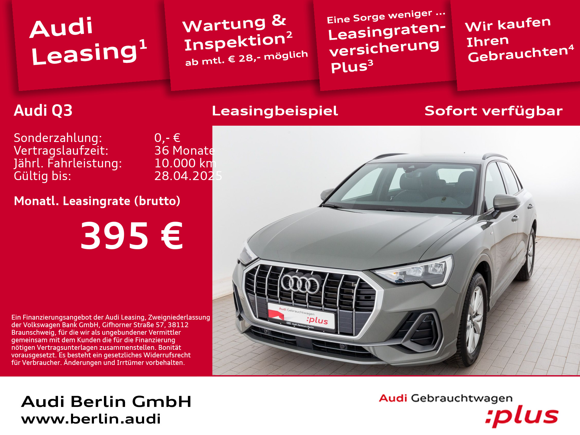 Q3 S line 35 TDI S tr. NAVI RFK VIRTUAL LED