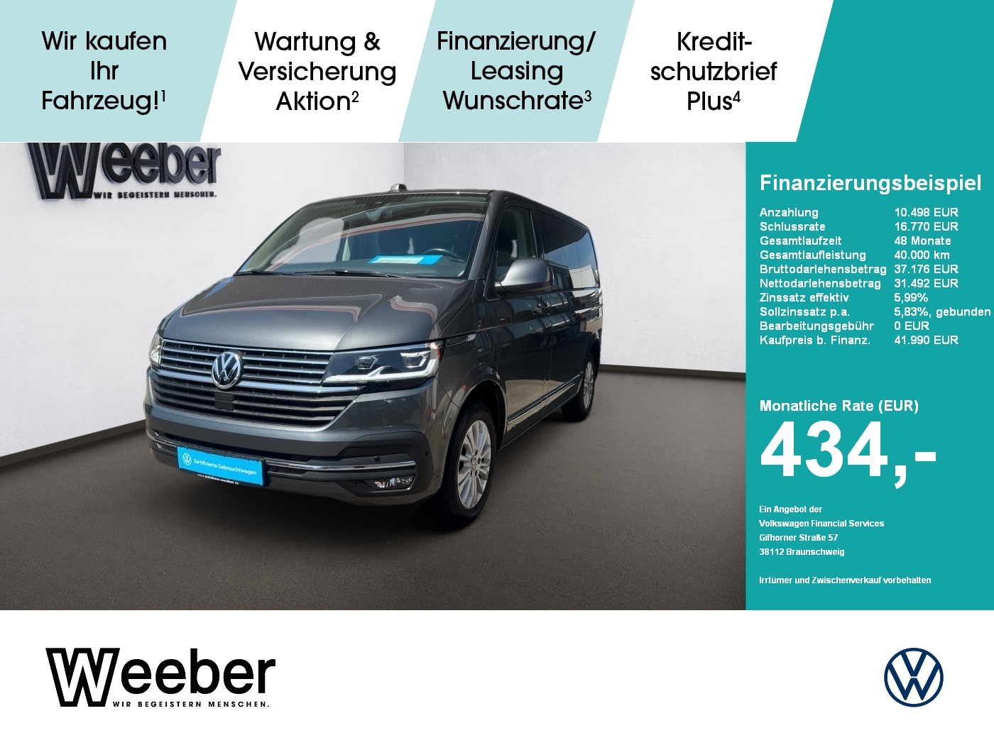 T6 Multivan .1 Generation Six AHK*STANDHEIZ*LED*AUT