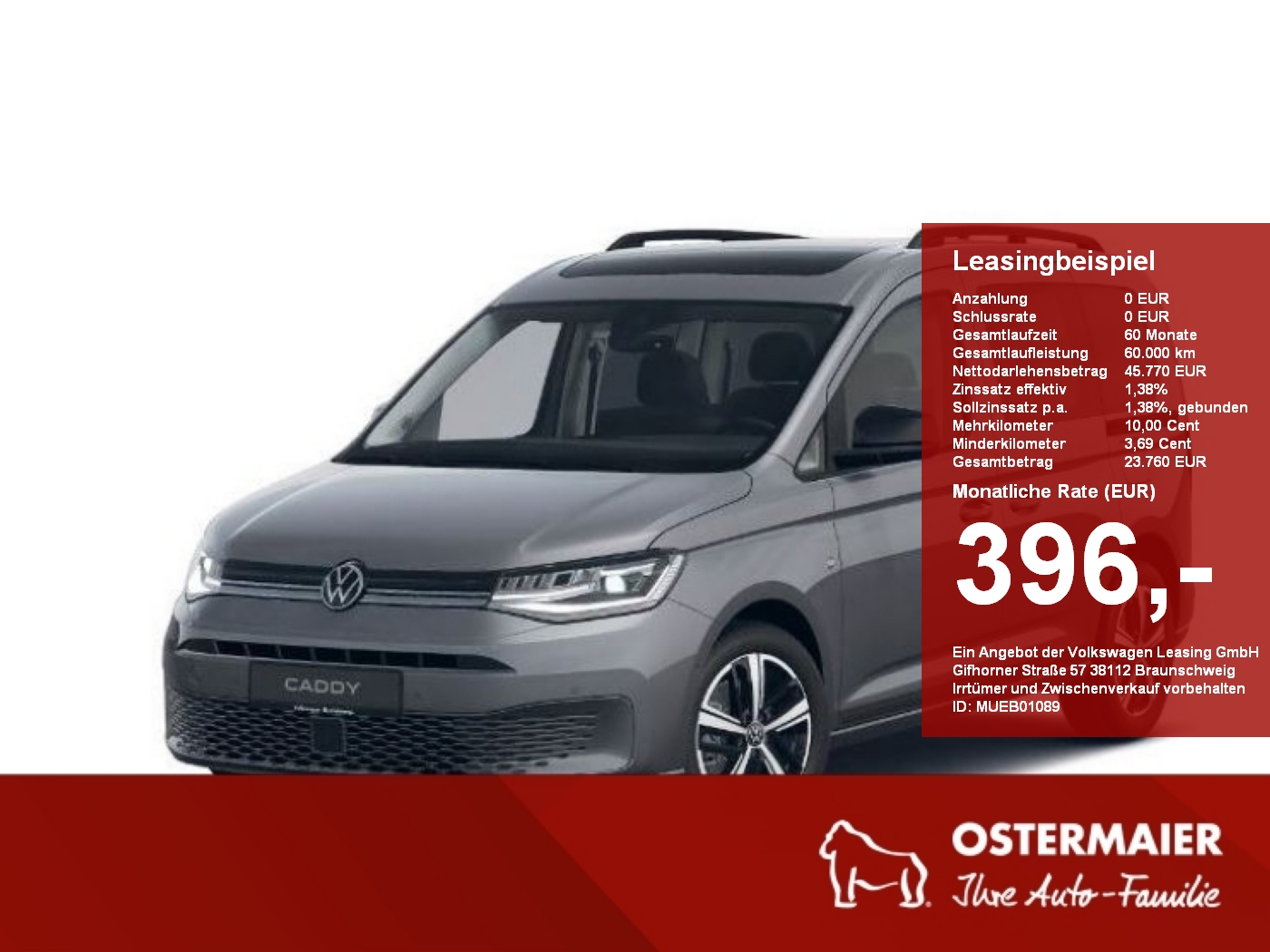 Volkswagen Caddy 1.5 TSI Life Dark Label 114PS