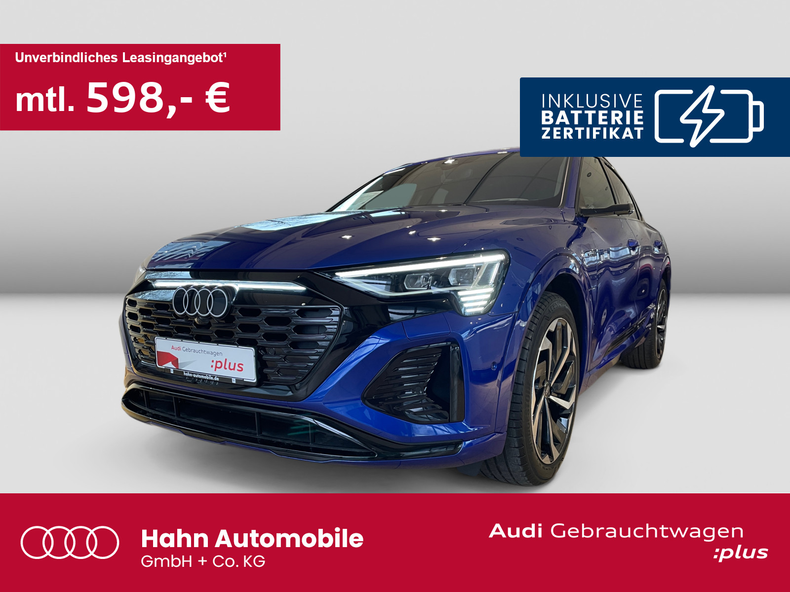 Q8 e-tron Sportback 55 quattro S-line Matrix HUD
