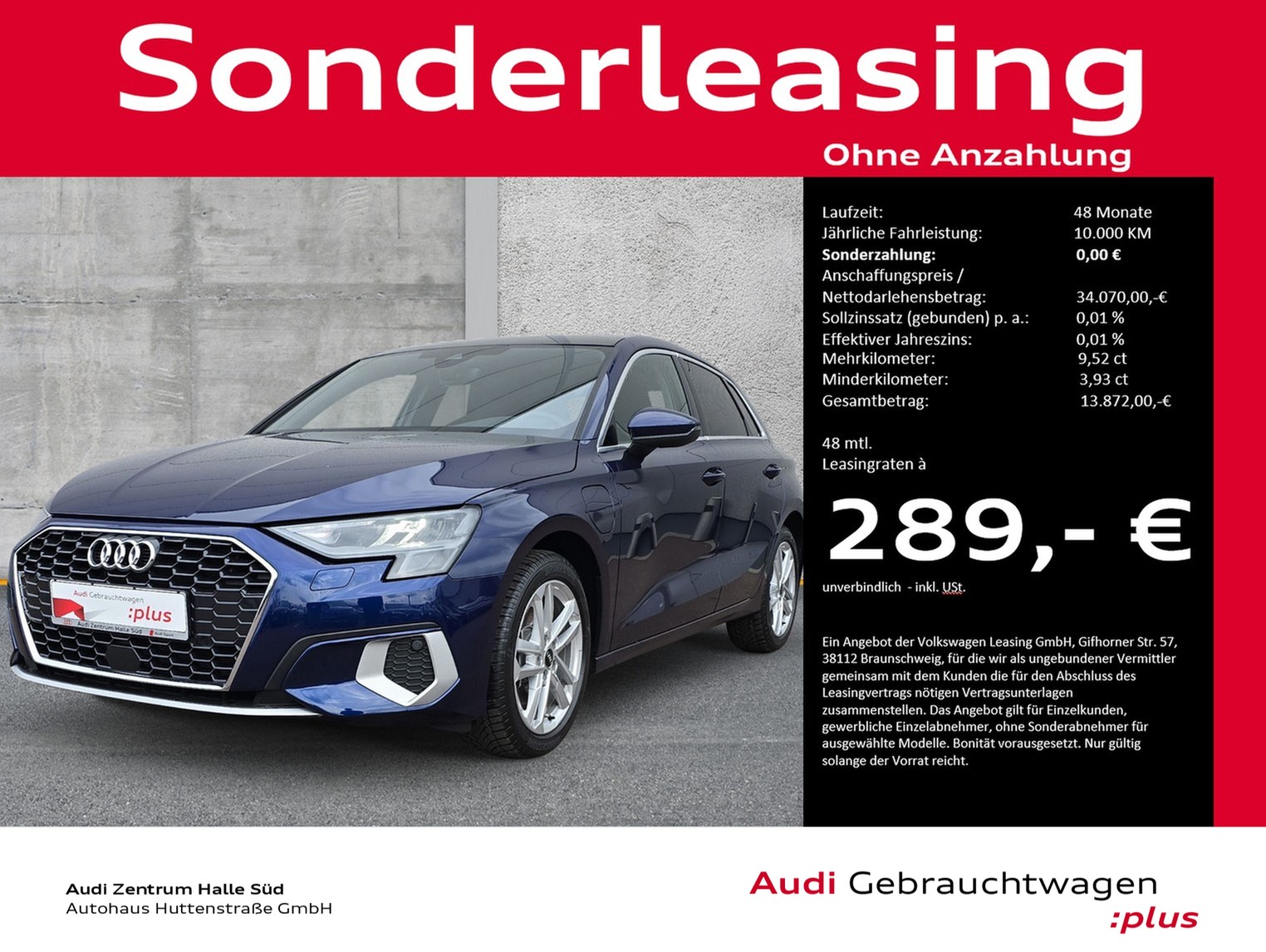 A3 Sportback 40 TFSIe advanced LED eKLAPPE PANO