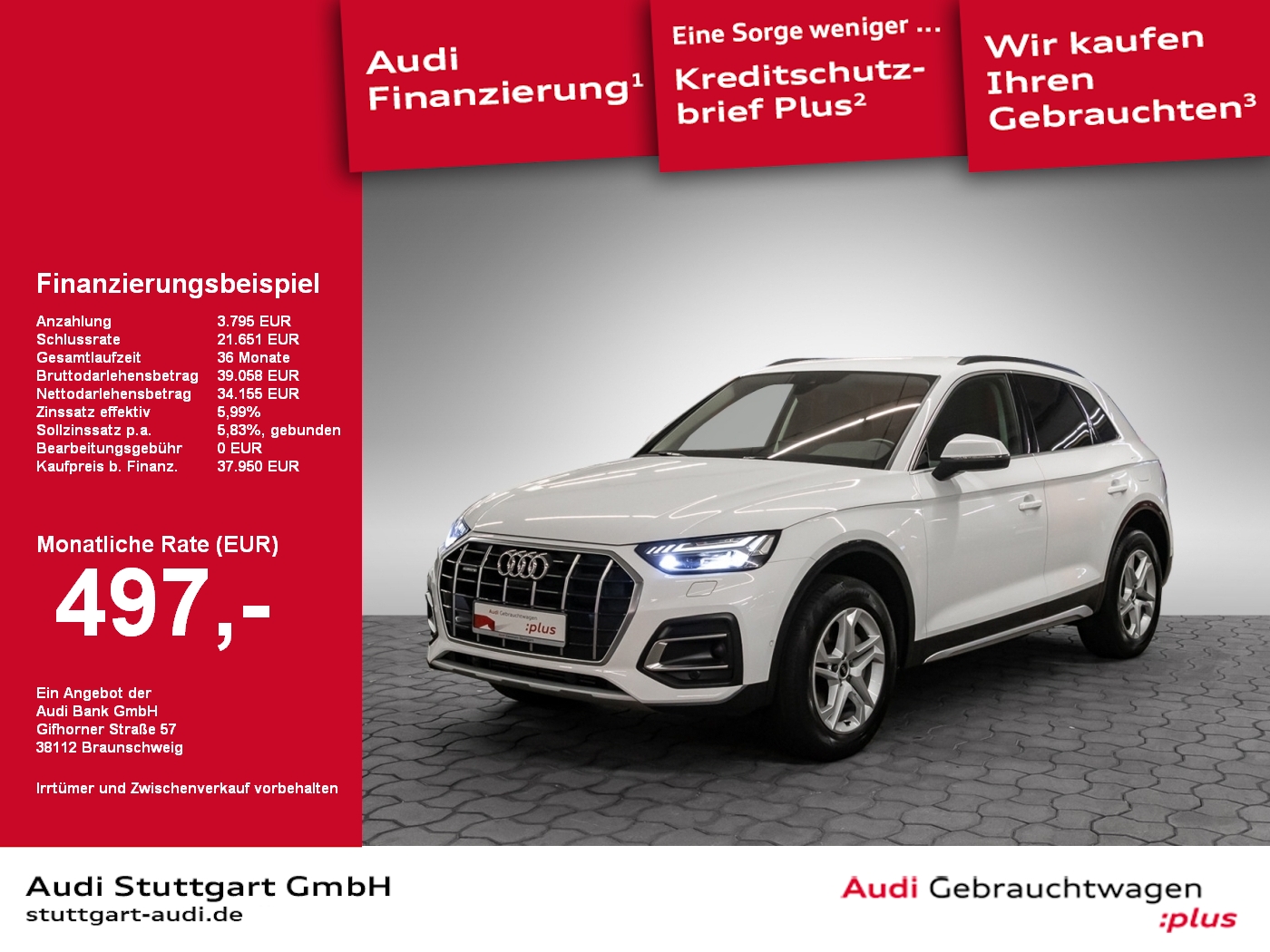 Audi Q5 50 TFSIe quattro advanced
