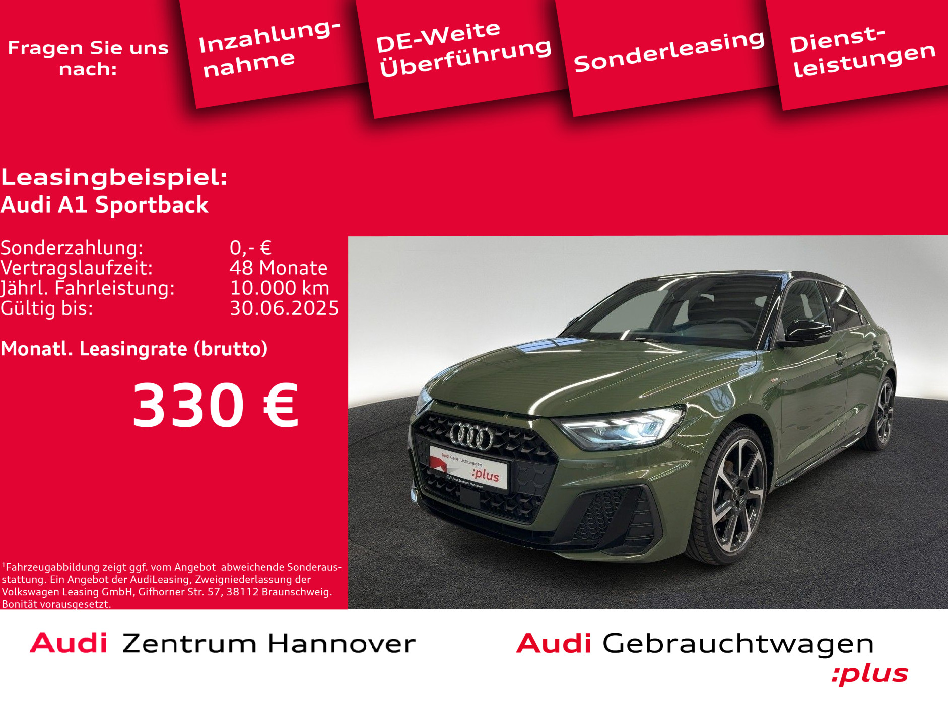 A1 Sportback S line 30 TFSI LED DAB Teilleder virtual