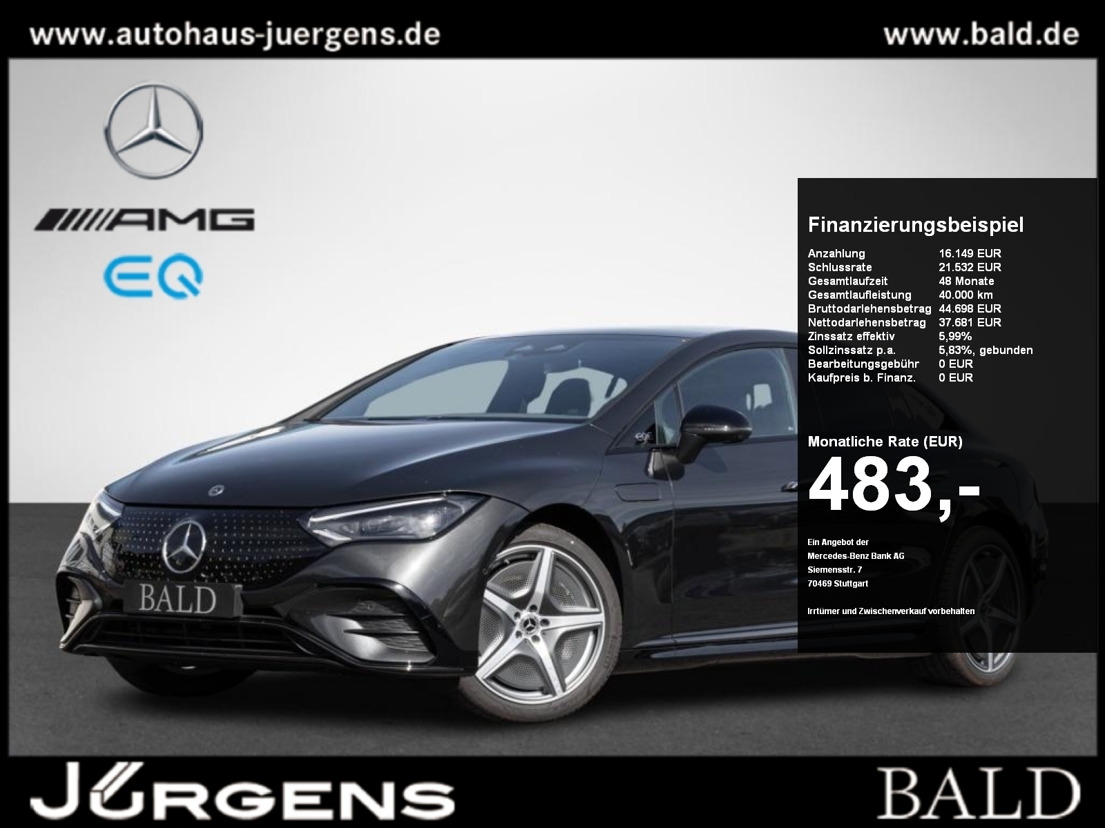 Mercedes-Benz EQE 300 AMG Digital Burm3D Night 20