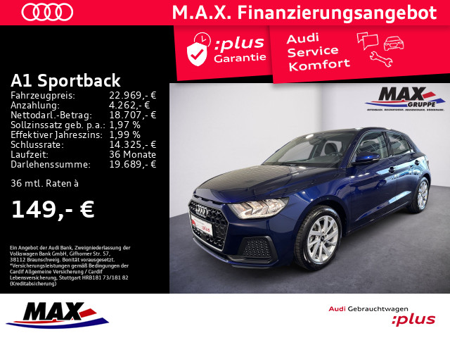 A1 Sportback 25 TFSI ADVANCED S TRONIC +PDC+SHZ+