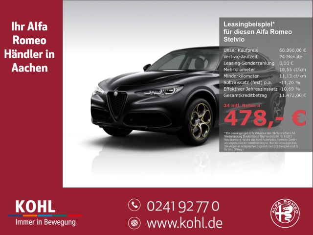 Stelvio Intensa 2.0 Turbo 16V 280PS Q4 AT8 AHK LED