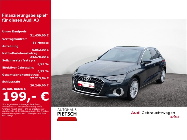 A3 Sportback 35 TFSI AHK GRA PDC