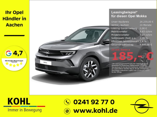 Mokka Edition 1.2 Turbo 130PS Automatik Klimaautom LED SHZ