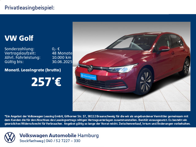 Volkswagen Golf 1.0 VIII eTSI HarmanKardon