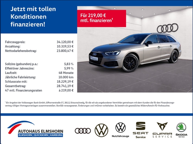 A4 Avant advanced 40 TFSI S tronic PANO STANDHEI