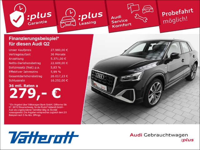 Q2 35 TFSI S-tronic S line Matrix Navi PDC ACC