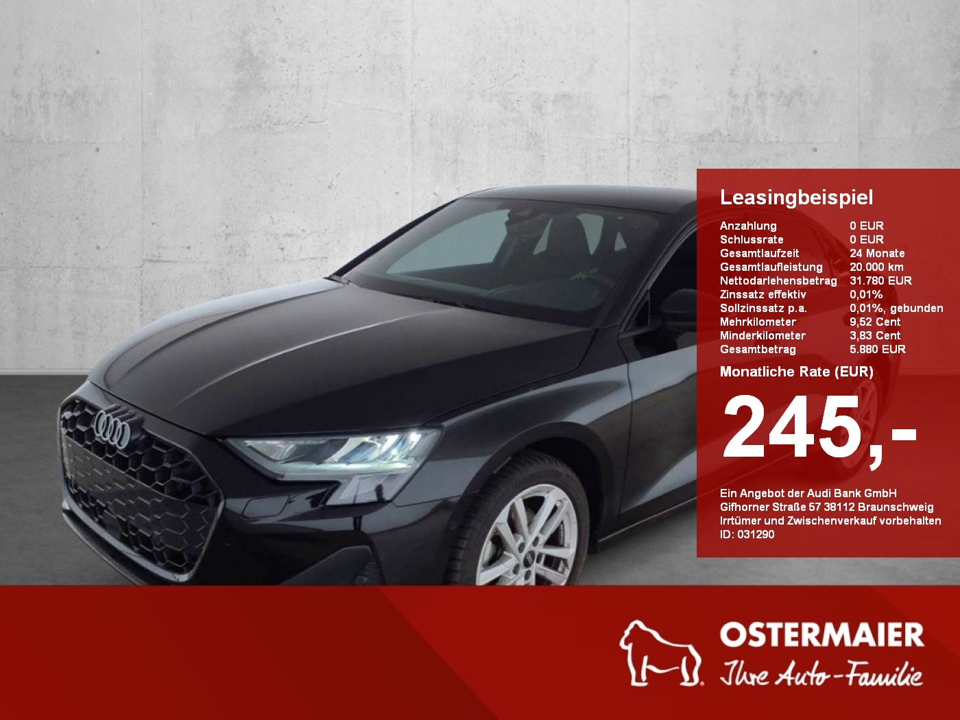A3 Limousine ADVANCED 30 TFSI S-TRONIC ACC.KAMERA.NAVI.ALU