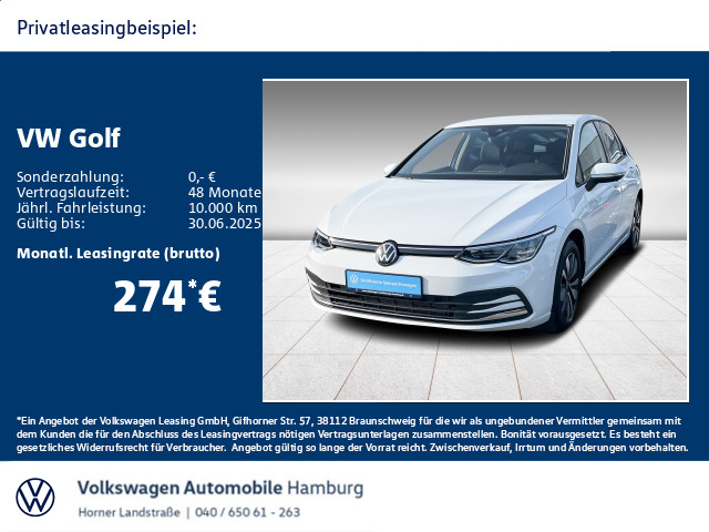 Golf VIII Move 1.5 TSI AHK Navi Sitzheizung PDC