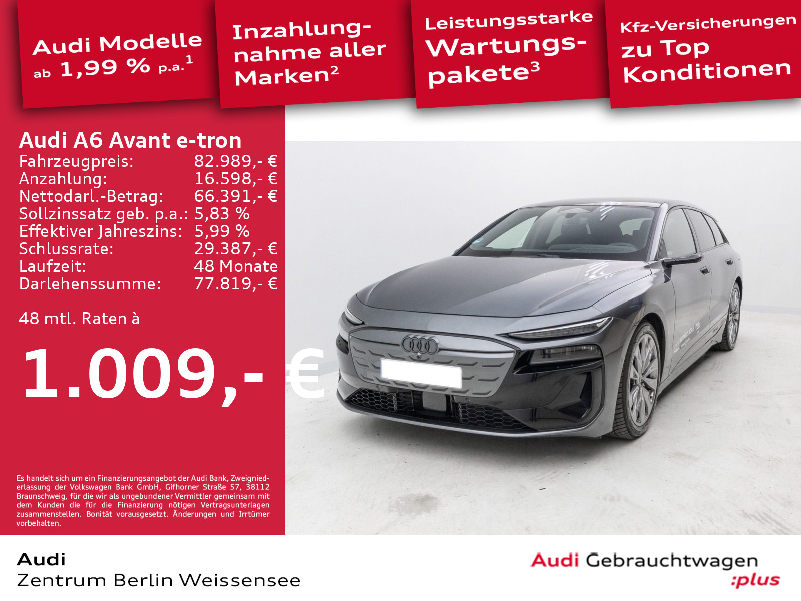 Audi A6 Avant performance edit one grey