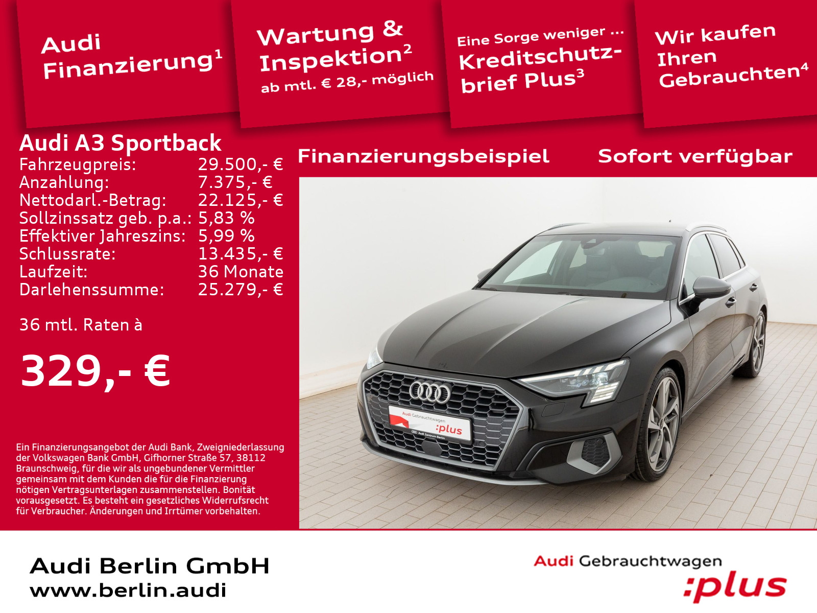 A3 Sportback 35 TDI S tr. MATRIX RFK NAVI VIRTC