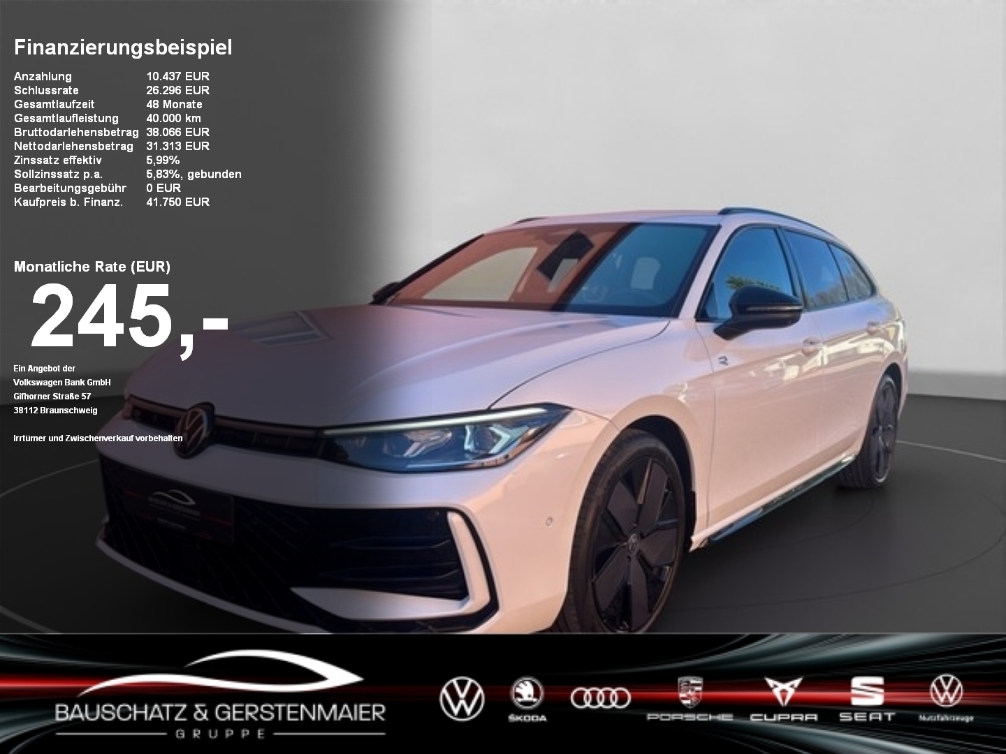 Passat Variant 2.0 TDI R-Line *STHZG*AHK*PANO*