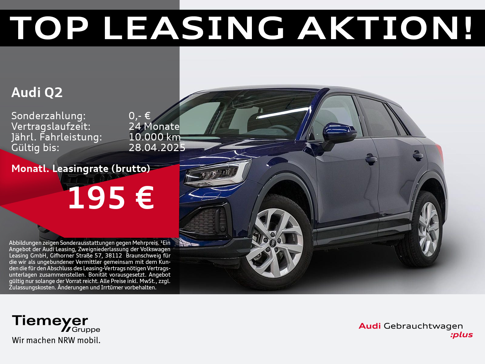 Q2 30 TDI ADVANCED NAVI+ AHK eKLAPPE VIRTUAL