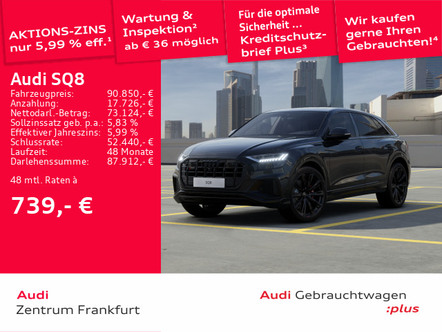Audi SQ8 TFSI qauttro suspension
