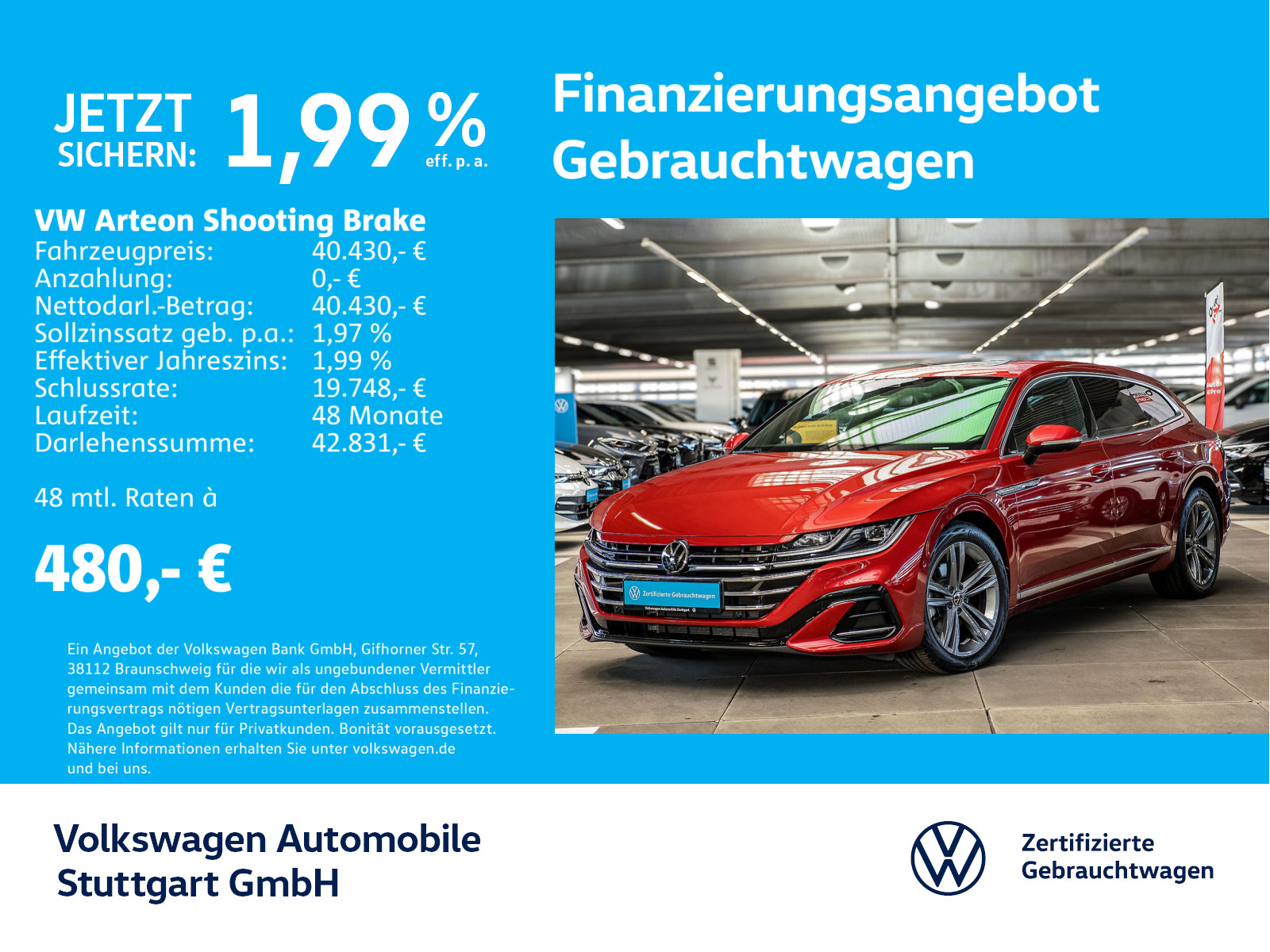Volkswagen Arteon 2.0 TSI Shooting Brake R-Line