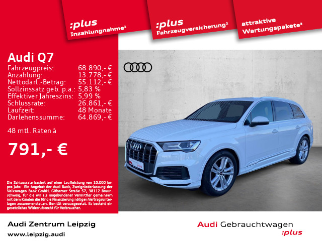 Q7 50 TDI qu. *S-Line*AHK*Air*B&O*Business*