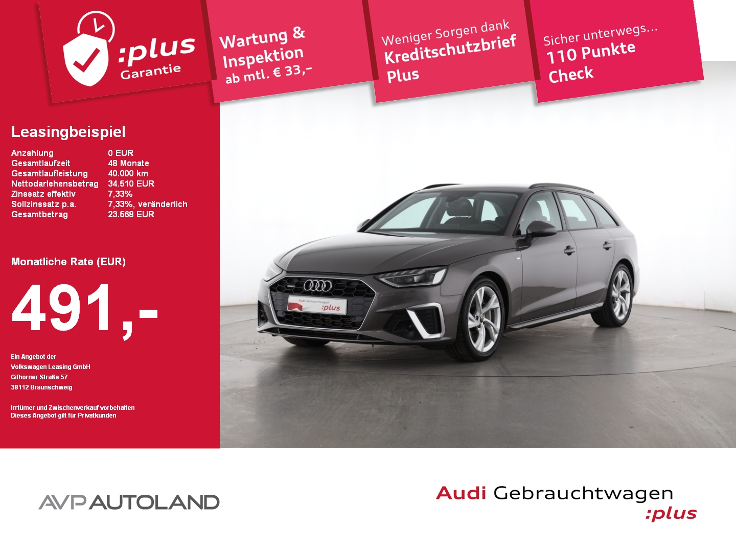 A4 Avant 40 TFSI quattro S tronic S line | LED |