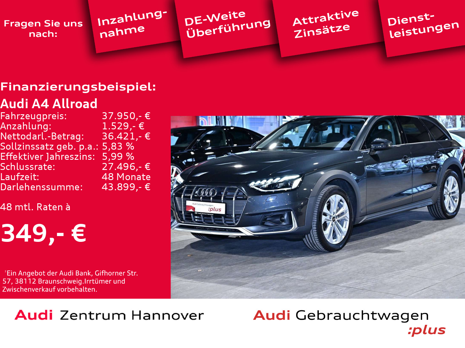 A4 allroad quattro 40 TDI AHK LED Kamera Navi virtual