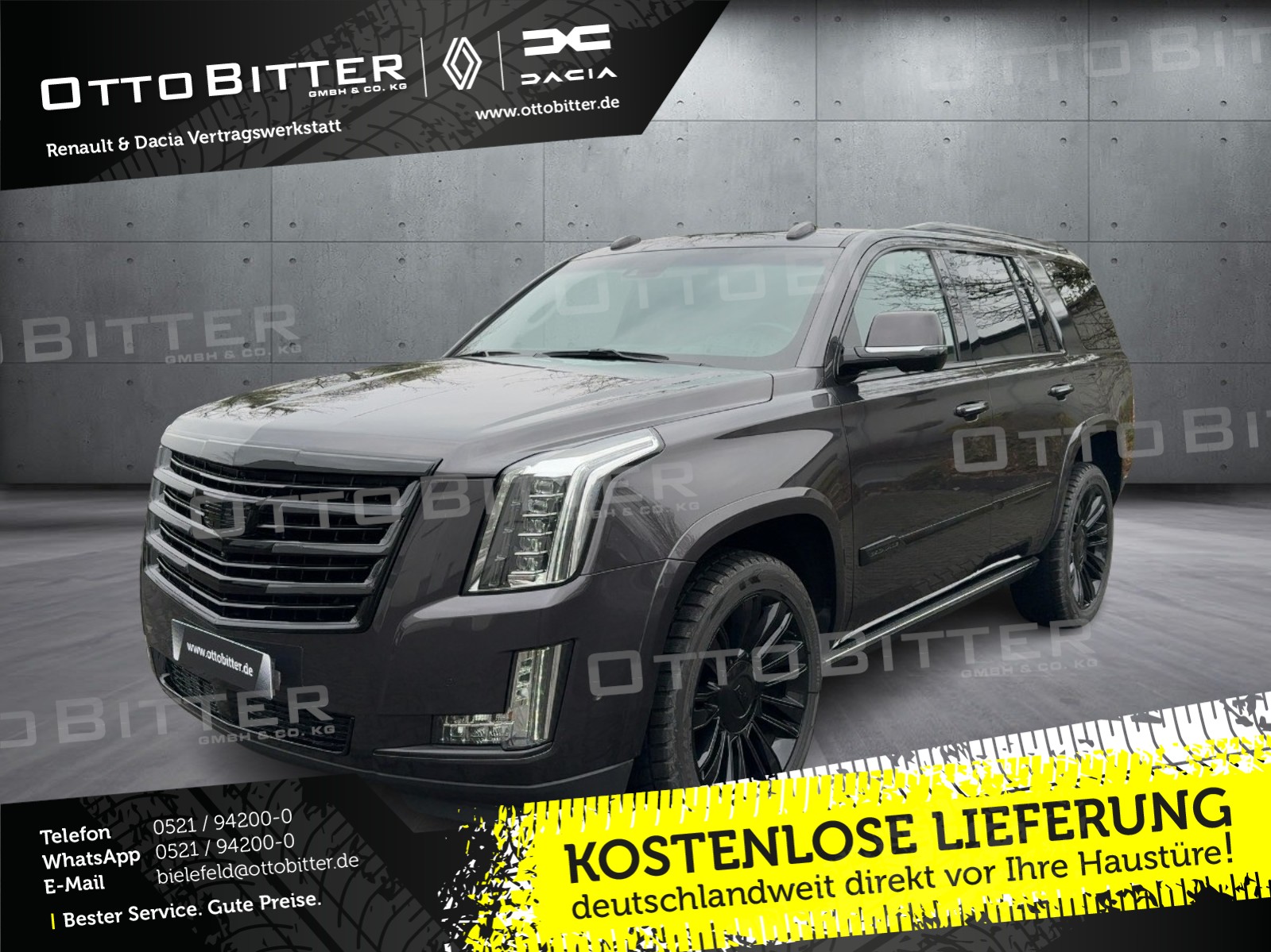 Escalade 6.2 V8 PLATINUM 6-SITZER TV/SCHIEBEDACH