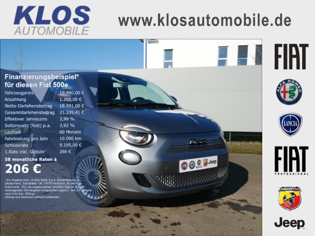 Fiat 500E ICON 42kWh