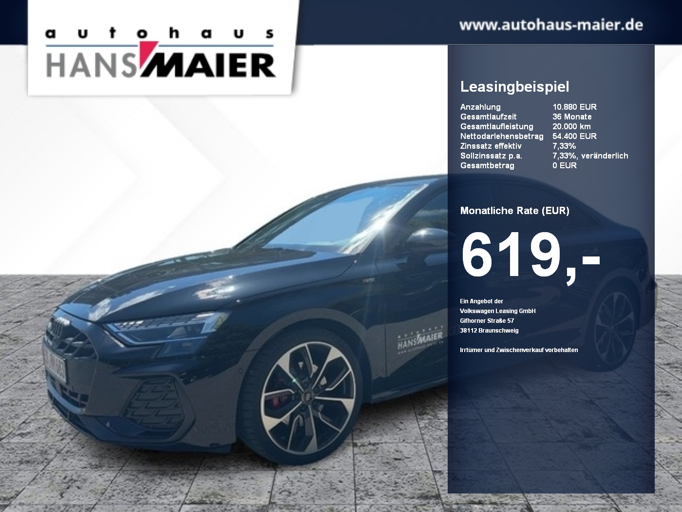 A3 Limousine TFSI S line S tronic AHK Navi